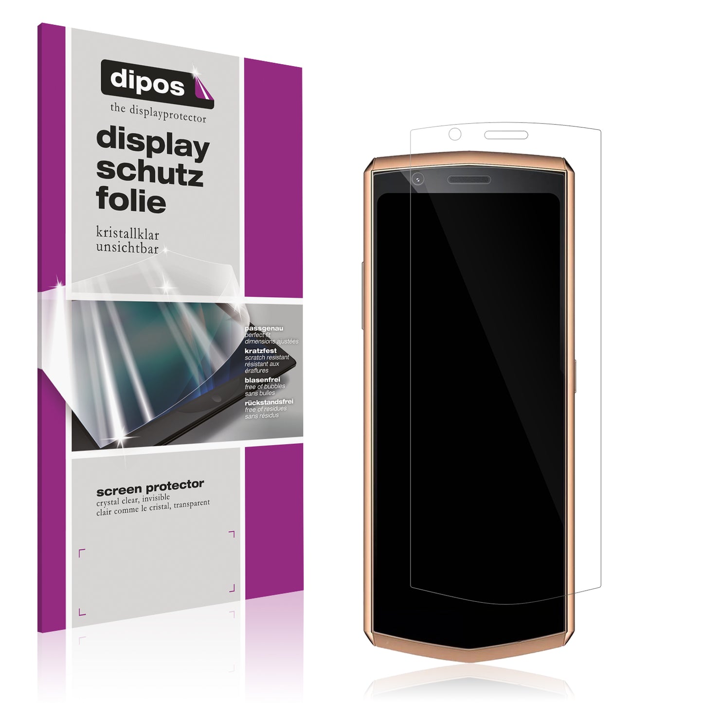 4x Schutzfolie klar für Cubot Pocket 3 Display-Schutzfolie