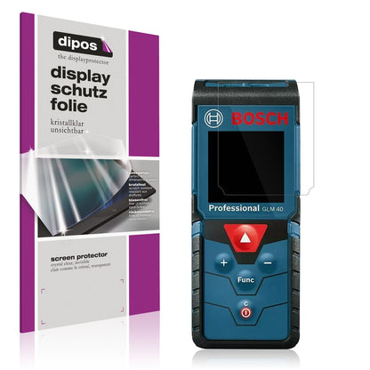 4x Schutzfolie klar für Bosch Professional Laser GLM 40 Display-Schutzfolie