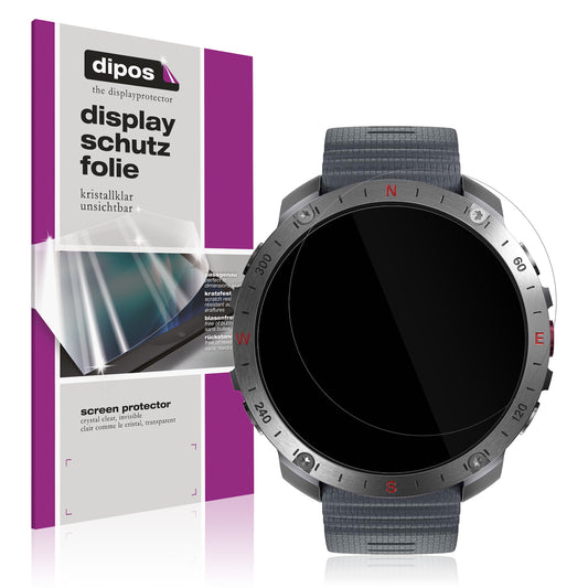 6x Schutzfolie klar für Polar Grit X2 Display-Schutzfolie