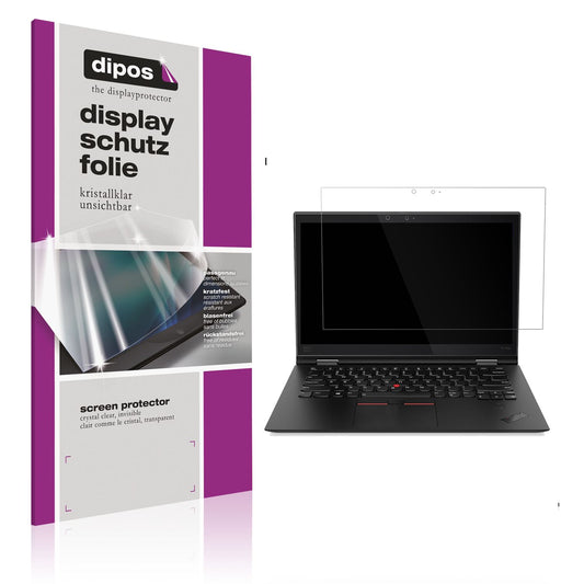2x Schutzfolie klar für Lenovo X1 Yoga Tablet Gen 3 20LES 14 Zoll Display-Schutzfolie