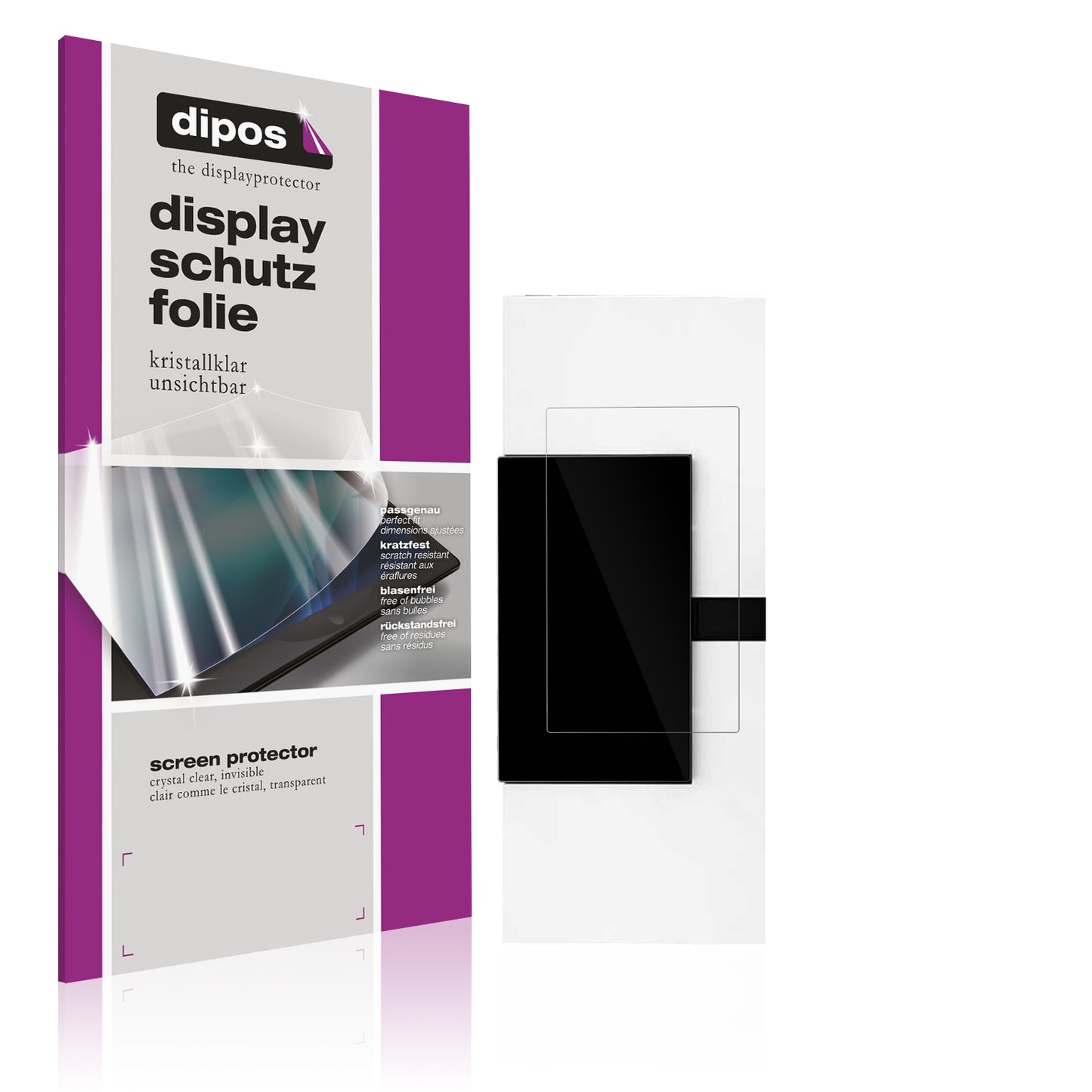 2x Schutzfolie klar für Jura ENA 4 Display-Schutzfolie