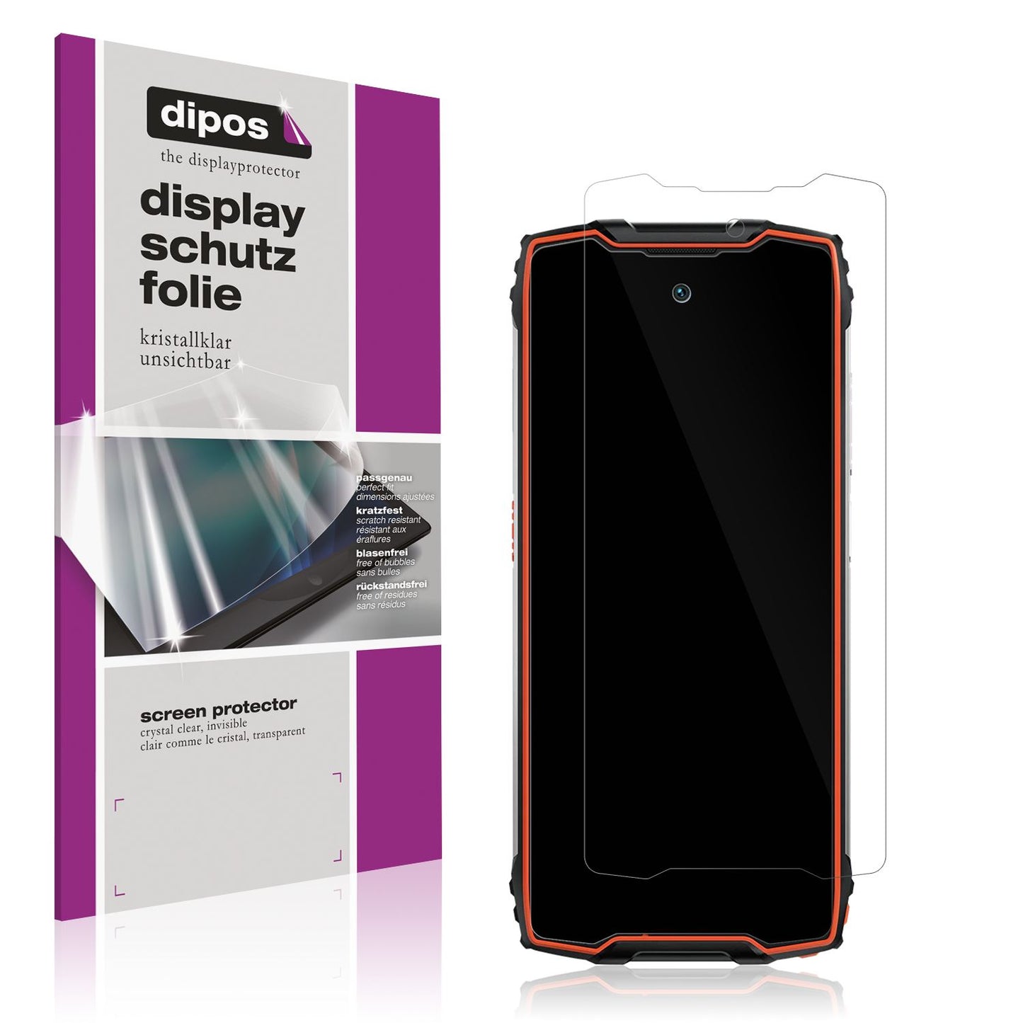 4x Schutzfolie klar für Blackview BV9300 Pro Display-Schutzfolie