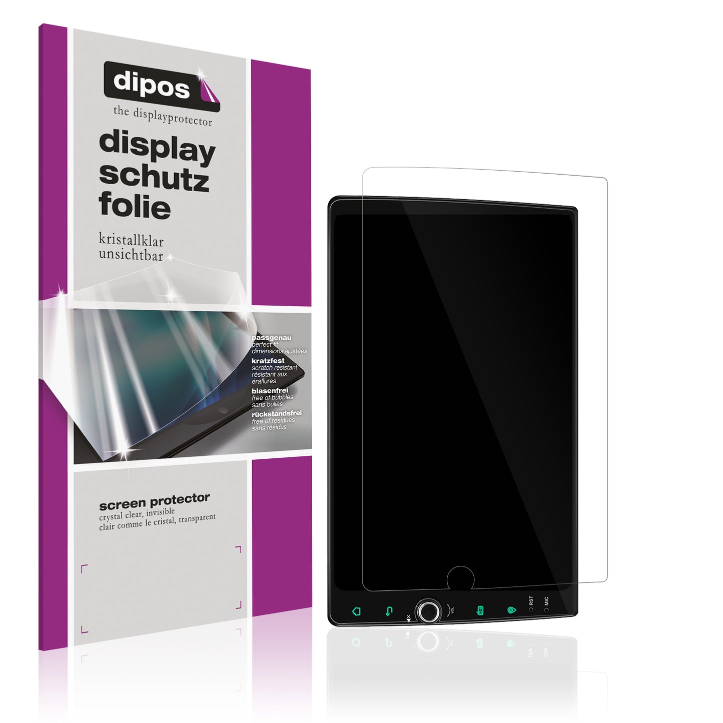 Displayschutzfolie passend für Joying JY-HZ146N4 10.1 Zoll
