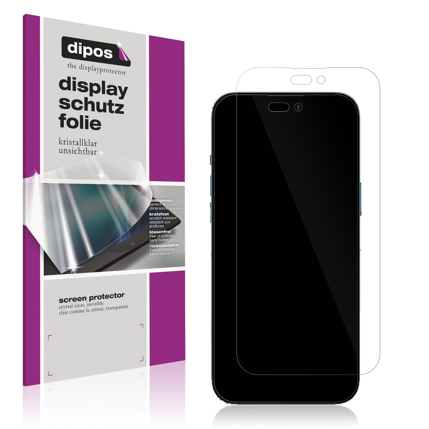 Displayschutzfolie passend für Apple iPhone 15 Plus