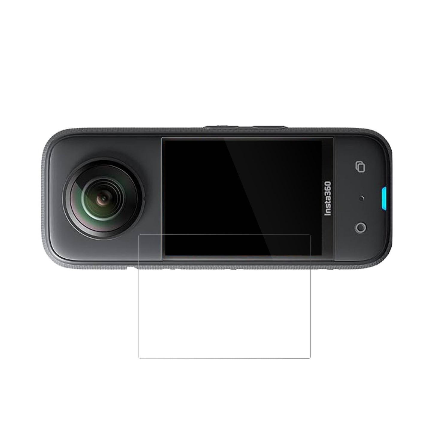 4x Schutzfolie klar für Akaso 360 Grad Action Cam Display-Schutzfolie