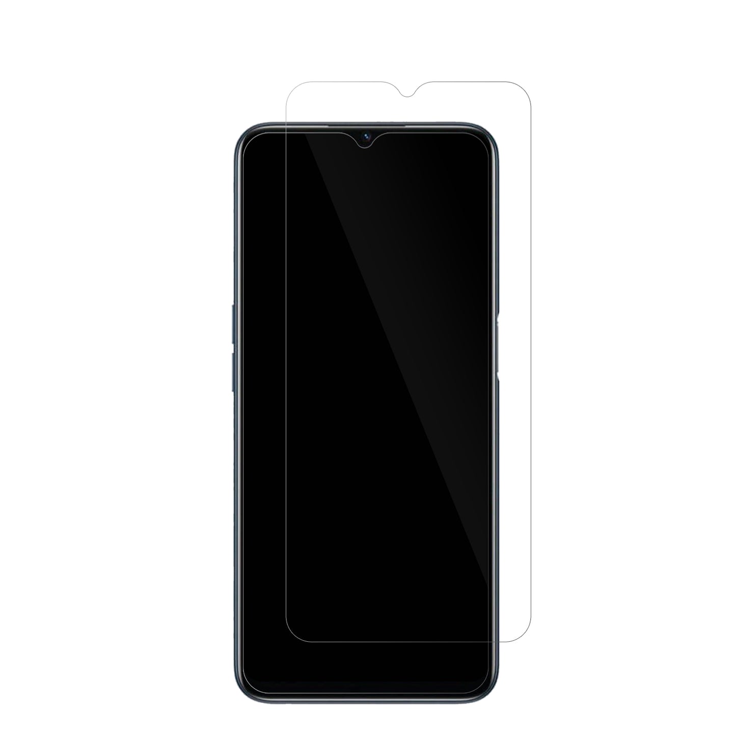 2x Schutzfolie klar für Oppo A16S Display-Schutzfolie