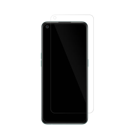 OppoA55s 5G Japan mit aufgebrachter dipos Displayschutzfolie, glasklare Darstellung ohne Einschränkungen