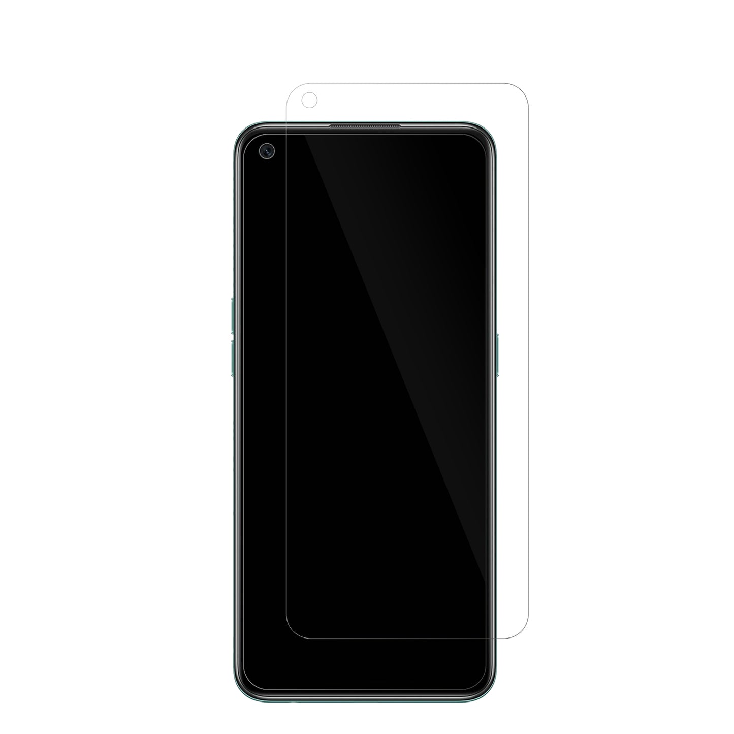 6x Schutzfolie klar für Oppo A55s 5G Japan Display-Schutzfolie