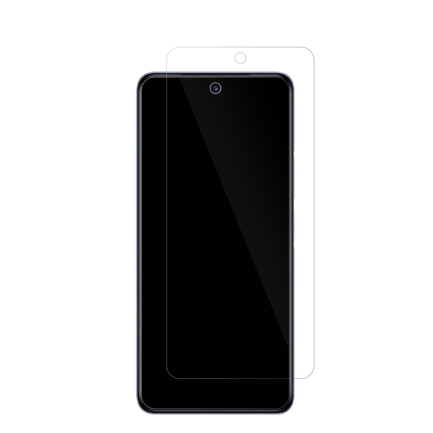 5x Schutzfolie klar für Vivo T1 5G Display-Schutzfolie