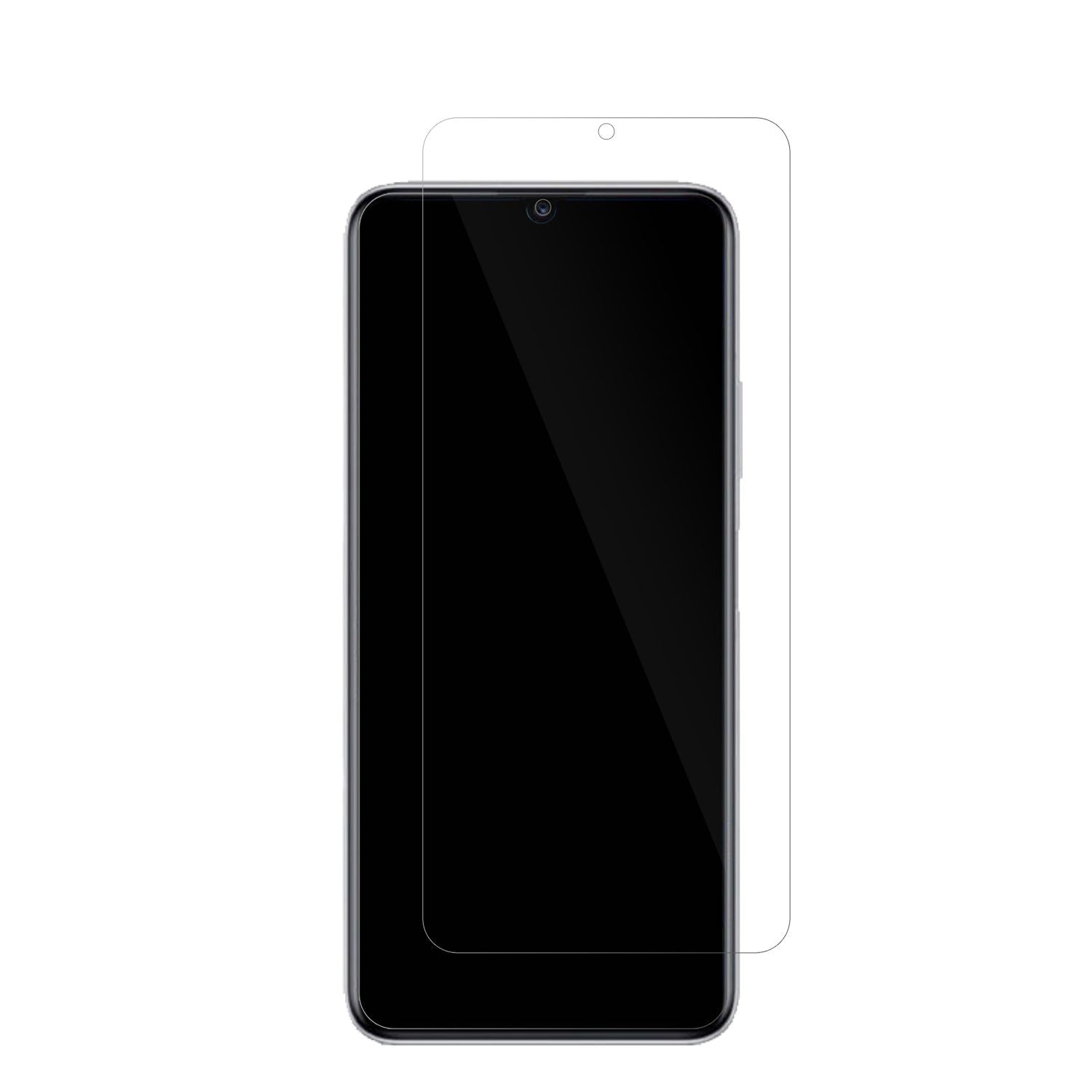 HUAWEIEnjoy 50 mit aufgebrachter dipos Displayschutzfolie, glasklare Darstellung ohne Einschränkungen