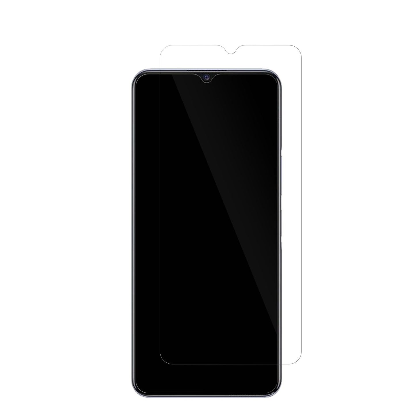 VIVOIQOO Z3 5G mit aufgebrachter dipos Displayschutzfolie, glasklare Darstellung ohne Einschränkungen