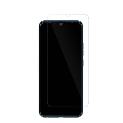 TecnoSpark 9 mit aufgebrachter dipos Displayschutzfolie, glasklare Darstellung ohne Einschränkungen