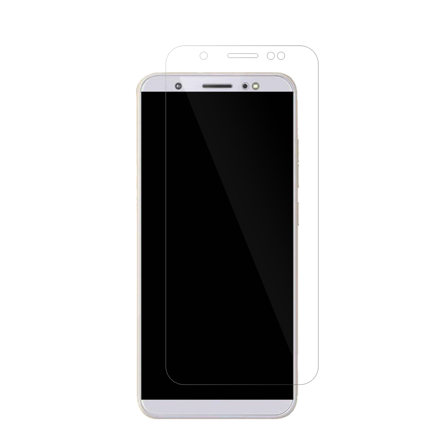 TecnoCamon IN5 mit aufgebrachter dipos Displayschutzfolie, glasklare Darstellung ohne Einschränkungen