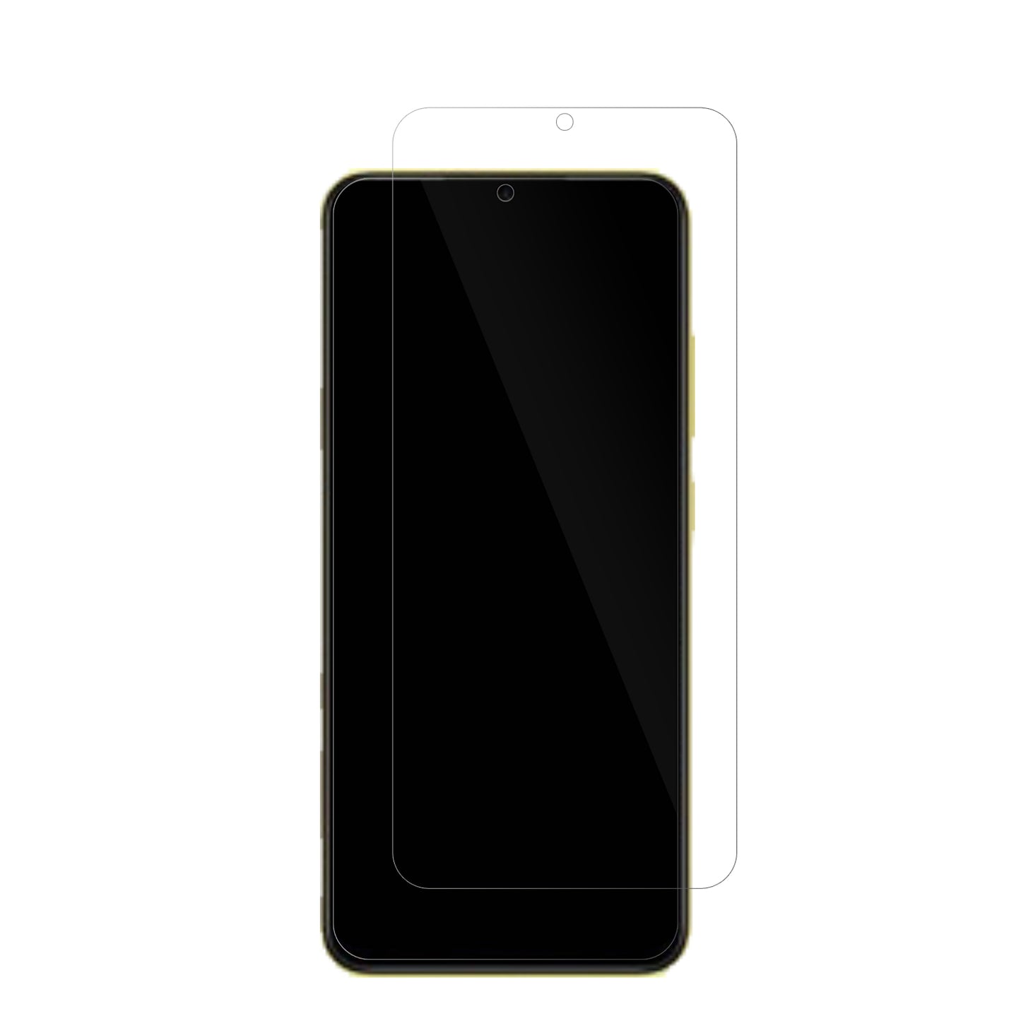 XiaomiPOCO M4 5G mit aufgebrachter dipos Displayschutzfolie, glasklare Darstellung ohne Einschränkungen