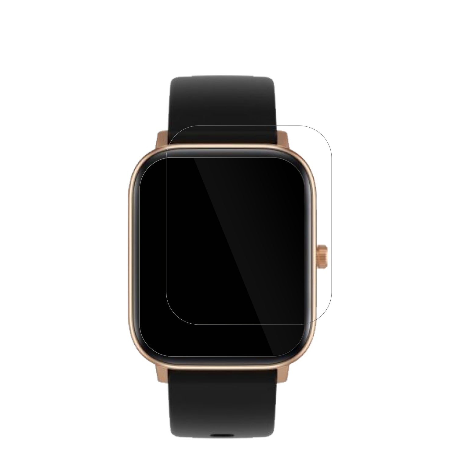 NoiseColorFit Icon 2 mit aufgebrachter dipos Displayschutzfolie, glasklare Darstellung ohne Einschränkungen