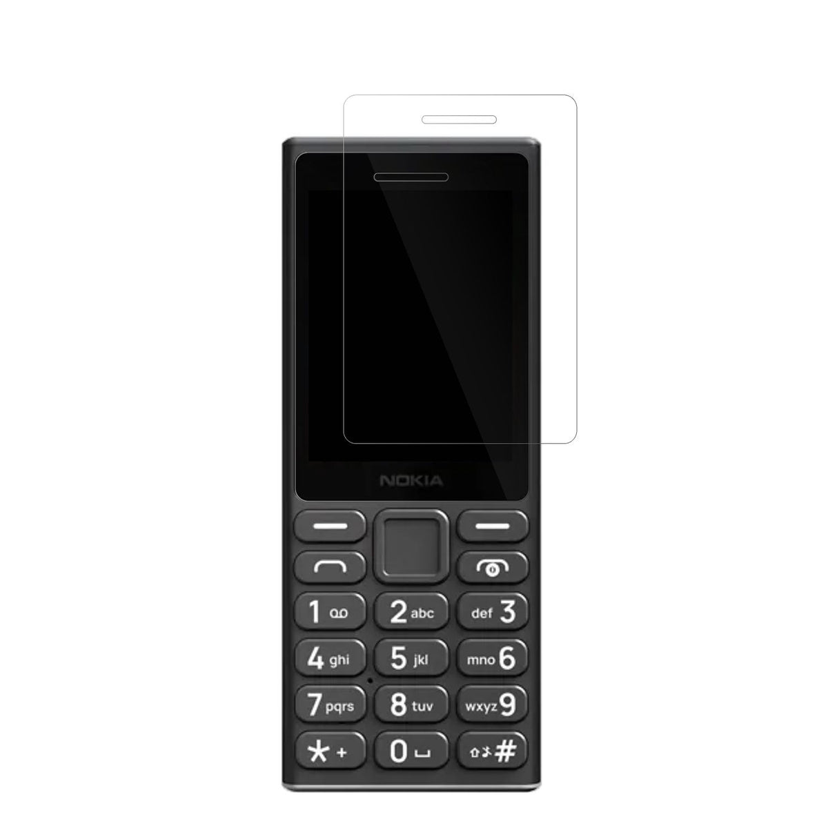 4x Schutzfolie klar für Nokia 105 4G 2024 Display-Schutzfolie