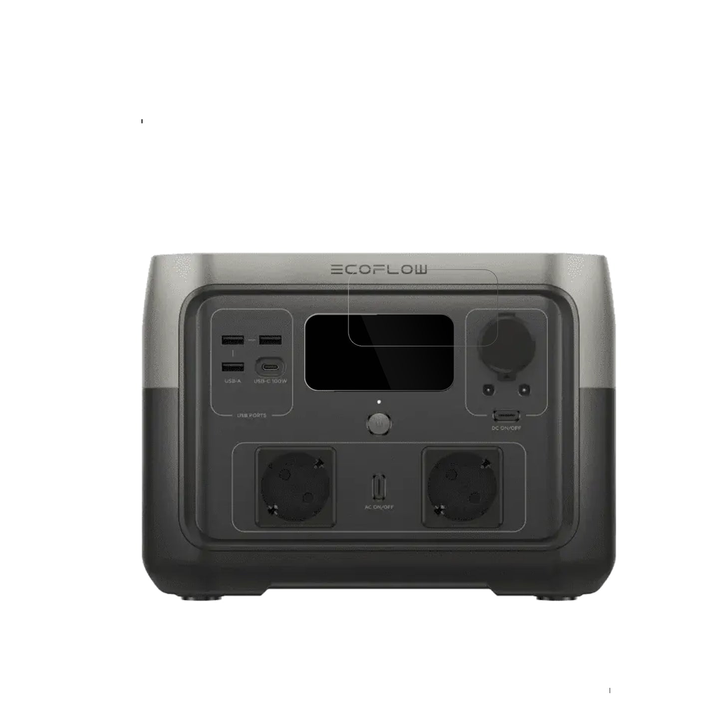 2x Schutzfolie klar für EF Ecoflow River 2 Max Display-Schutzfolie