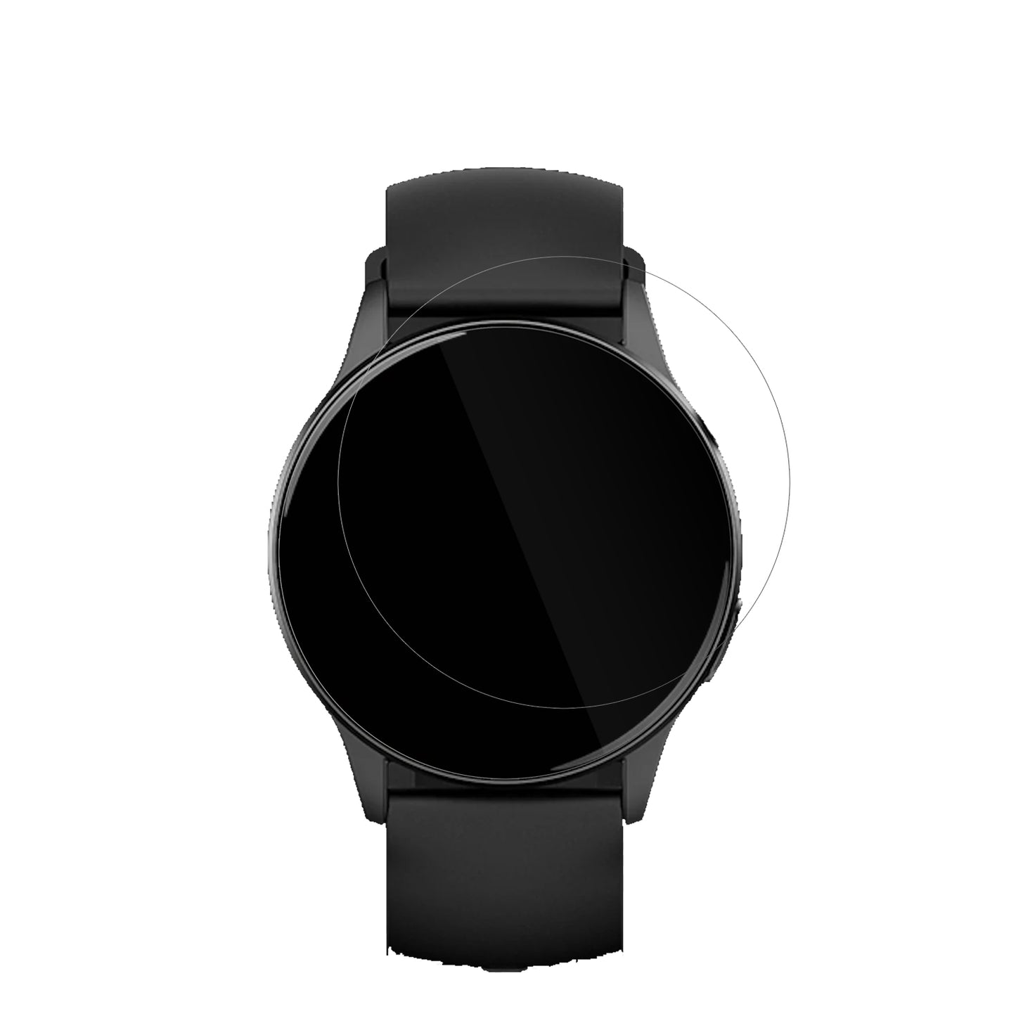6x Schutzfolie klar für 360Grad FITSmartWatch LIGHT 2 2025 Display-Schutzfolie