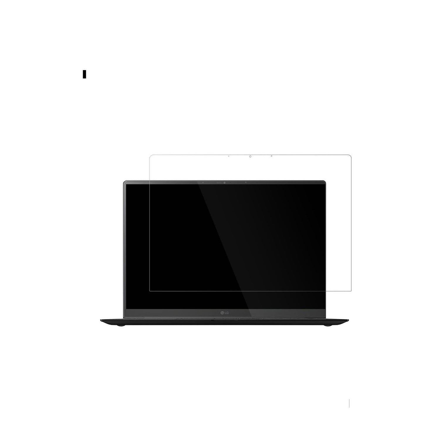 2x Schutzfolie klar für LG gram Pro 16 2025 Display-Schutzfolie