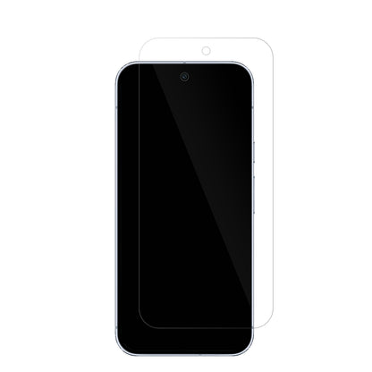 GooglePixel 10 Pro XL mit aufgebrachter dipos Displayschutzfolie, glasklare Darstellung ohne Einschränkungen