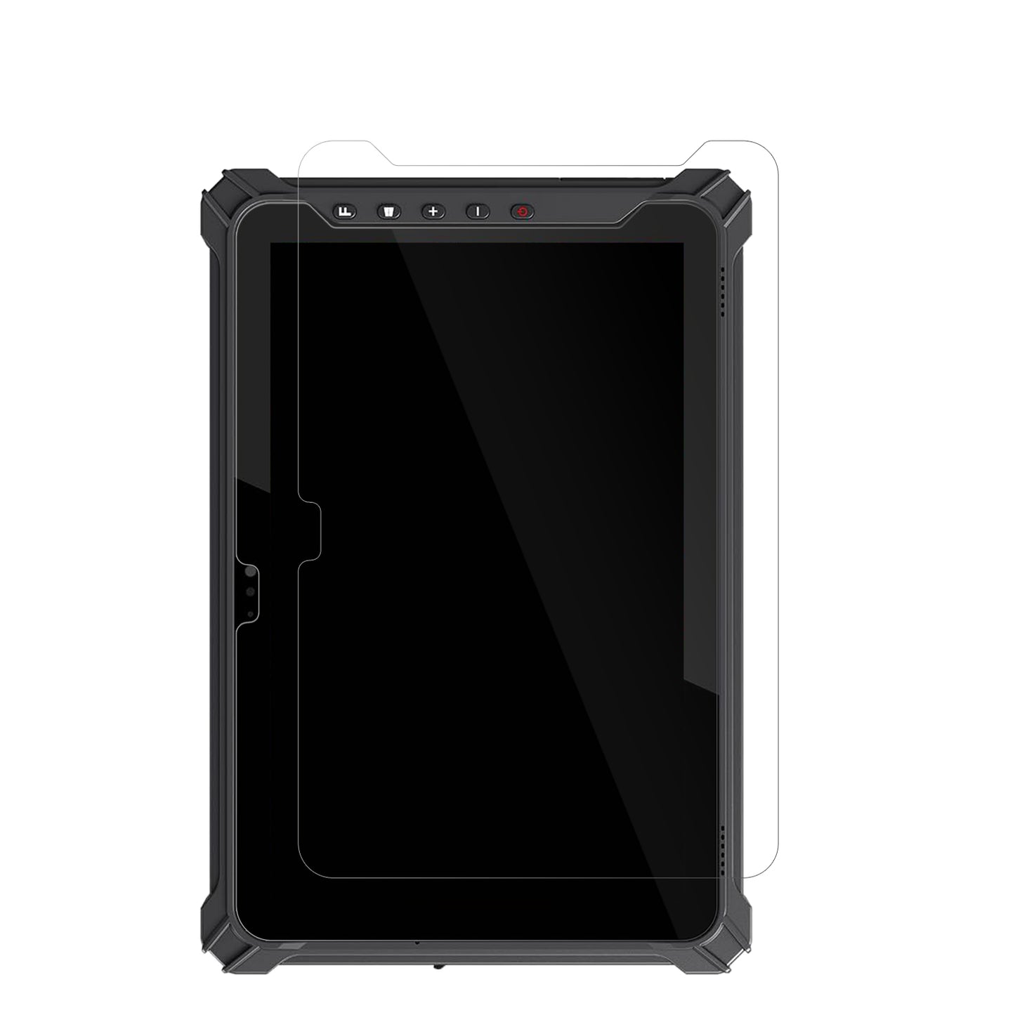 2x Schutzfolie klar für iEdge T10W 10.1 Zoll Display-Schutzfolie