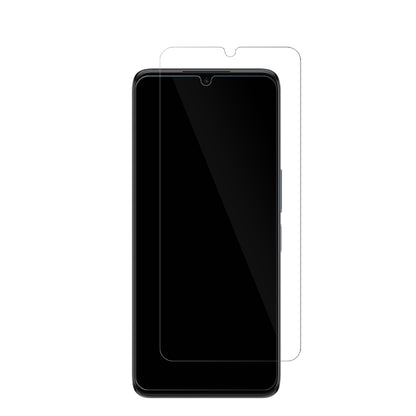 TCL30 Plus mit aufgebrachter dipos Displayschutzfolie, glasklare Darstellung ohne Einschränkungen