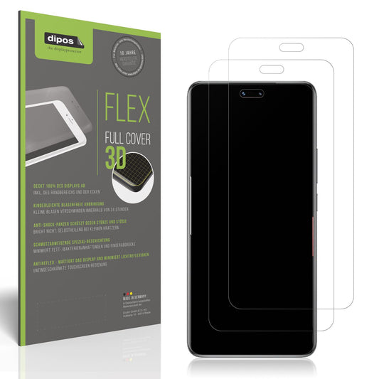 2x Full Cover Schutzfolie matt für Xiaomi Civi 2