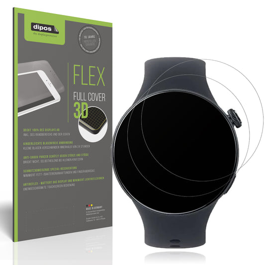 2x Full Cover Schutzfolie matt für Vivo Watch 5