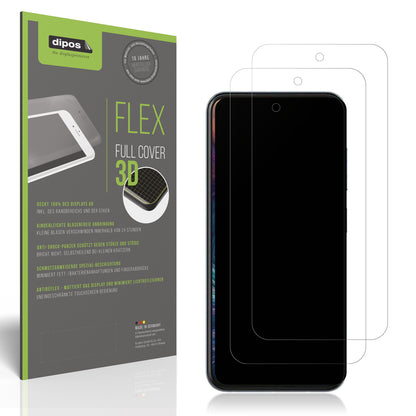 2x Full Cover Schutzfolie matt für ZTE Axon 70