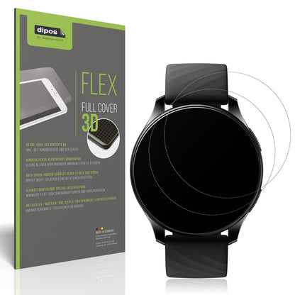 2x Full Cover Schutzfolie matt für OnePlus Nord Smartwatch