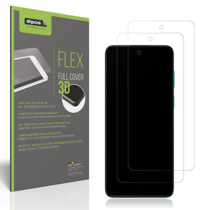 2x Full Cover Schutzfolie matt für Motorola Moto G22