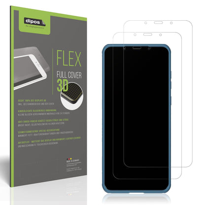 2x Full Cover Schutzfolie matt für Huawei Mate 50 Pro