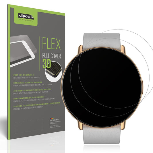2x Full Cover Schutzfolie matt für Zepp E Smartwatch