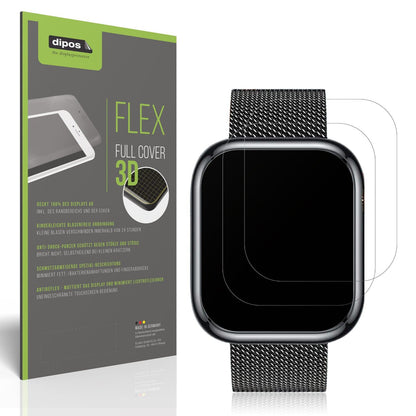 2x Full Cover Schutzfolie matt für Ruxingx 1.47 Zoll Smartwatch