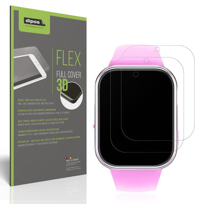 2x Full Cover Schutzfolie matt für Igreeman Kinder Smartwatch