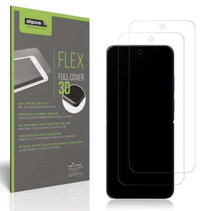 2x Full Cover Schutzfolie matt für Xiaomi Mi Mix Flip (Innenseite)