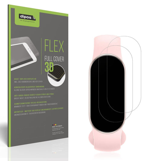2x Full Cover Schutzfolie matt für Xiaomi Smart Band 9