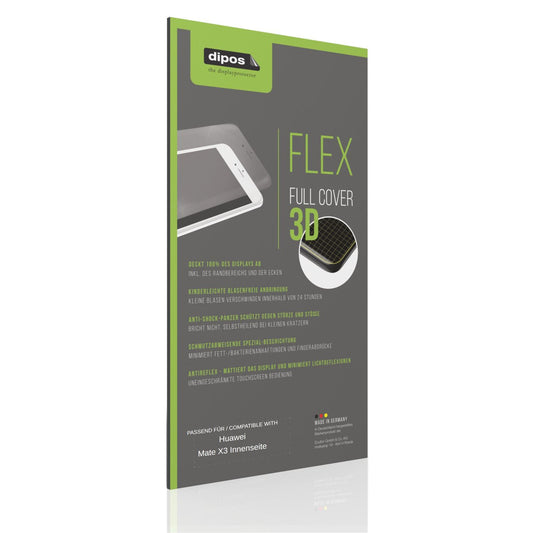 2x Full Cover Schutzfolie matt für Huawei Mate X3 Innenseite