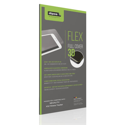 2x Full Cover Schutzfolie matt für MEGALITH K52 Fitness Tracker