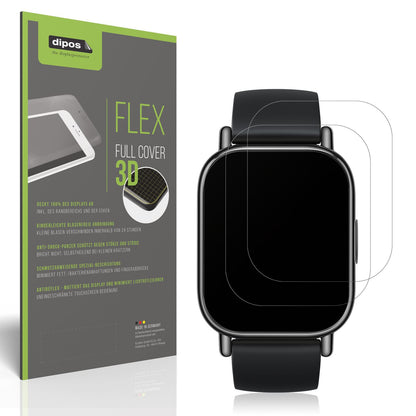 2x Full Cover Schutzfolie matt für Xiaomi Redmi Watch 5