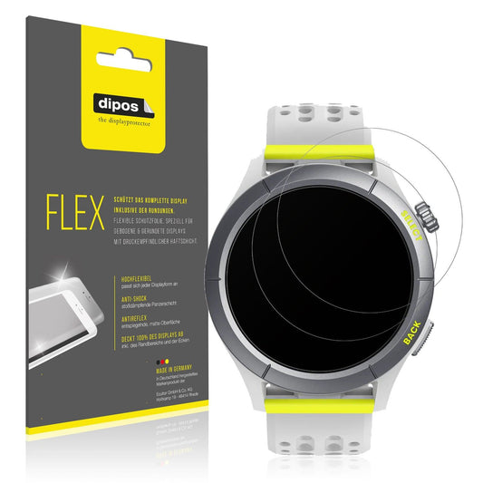2x Full Cover Schutzfolie matt für Amazfit Cheetah round