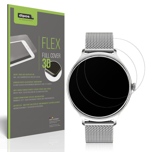 2x Full Cover Schutzfolie matt für NONGAMX 1.27 Zoll Smartwatch