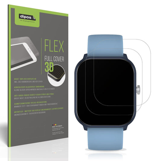 2x Full Cover Schutzfolie matt für Ice-Watch Ice Smart Junior 3.0