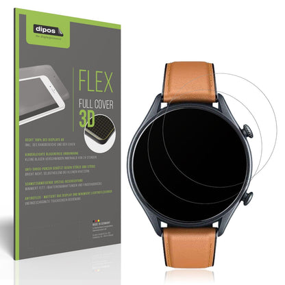 2x Full Cover Schutzfolie matt für Motsfit Smartwatch 1.56 Zoll