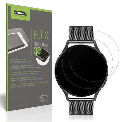 2x Full Cover Schutzfolie matt für Levowatch Edgy