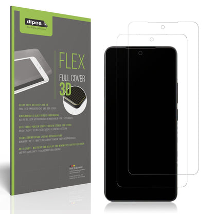 2x Full Cover Schutzfolie matt für Xiaomi Poco F7 5G