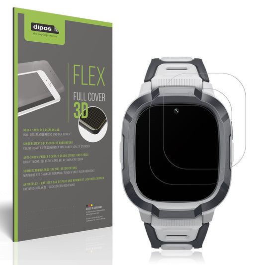2x Full Cover Schutzfolie matt für Mibro P6 Smartwatch 1.4 Zoll