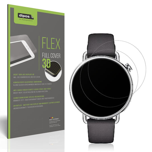 2x Full Cover Schutzfolie matt für Xiaomi Watch S4 41mm