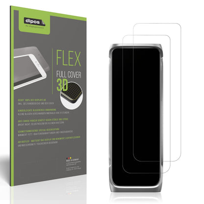 2x Full Cover Schutzfolie matt für EcoFlow Rapid Pro X