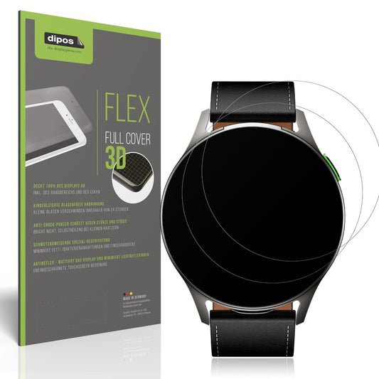 2x Full Cover Schutzfolie matt für Infinix XWatch Pods